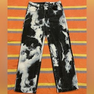 Jaded lightning bolt jeans